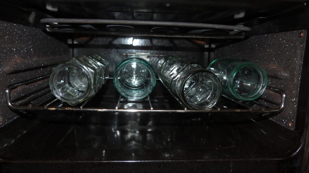 Sterilize your jars in a warm oven